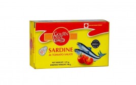 Golden Prize Sardine in Tomato Sauce   Box  125 grams